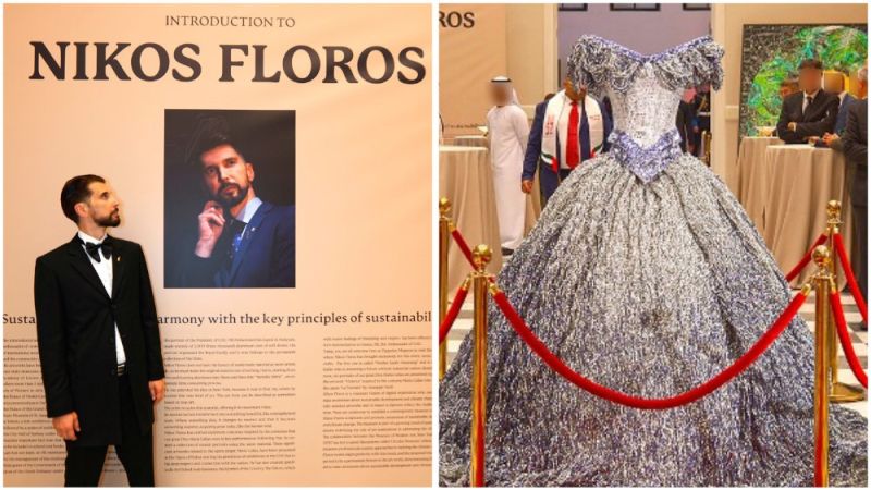 Ο διεθνής Έλληνας γλύπτης Νίκος Φλώρος τιμήθηκε από τα Ηνωμένα Αραβικά Εμιράτα